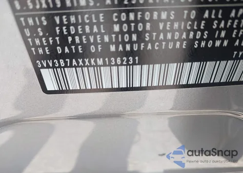 2019 Volkswagen Tiguan 2.0T Se/2.0T Sel/2.0T Sel R-Line/2.0T Sel R-Line Black from USA, damaged, VIN 3VV3B7AXXKM136231